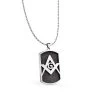 Masonic Freemasonry Silver Pendent -Masonic Collection tpmj225