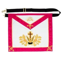 Masonic Rose Croix 18th Degree Apron - Significance And Symbolism