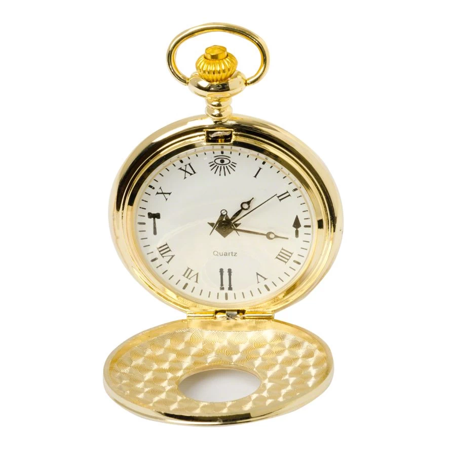 Masonic Half Hunter Pocket Watch 6 Masonic Half Hunter Pocket Watch - Image 4