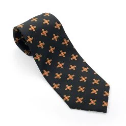 Red Cross Of Constantine Masonic Silk Woven Tie