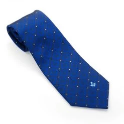 Masonic Silk Tie With Square & Compass Symbol