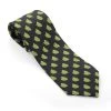 Acacia Leaf Design Masonic Tie 2 Acacia Leaf Design Masonic Tie -Masonic Collection z 5154