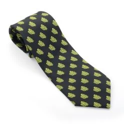 Acacia Leaf Design Masonic Tie