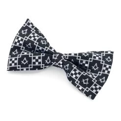 Masonic 100% Silk Woven Pavement Bow Tie