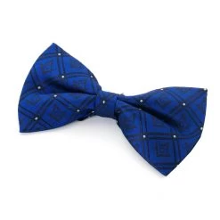 Masonic 100% Silk Woven Bowtie With G
