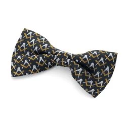Masonic 100% Silk Woven Bowtie