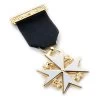 Significant Masonic Knight Of Malta Breast Jewel -Masonic Collection z 5172