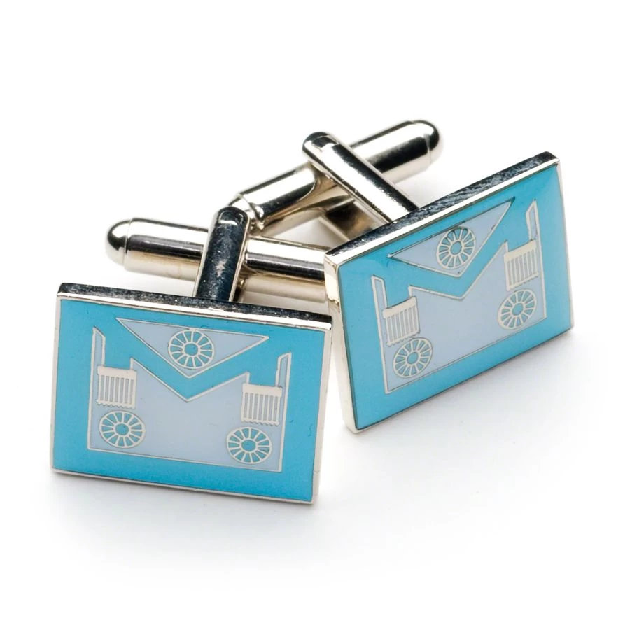 Masonic Craft Master Mason Apron Cufflinks 3 Masonic Craft Master Mason Apron Cufflinks