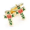 Rose Croix Cufflinks For Men: Premium Masonic Cufflinks