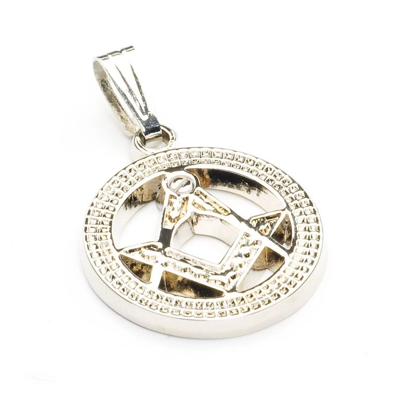 Masonic Ladies Pendant - Silver Symbolism 3 Masonic Ladies Pendant - Silver Symbolism