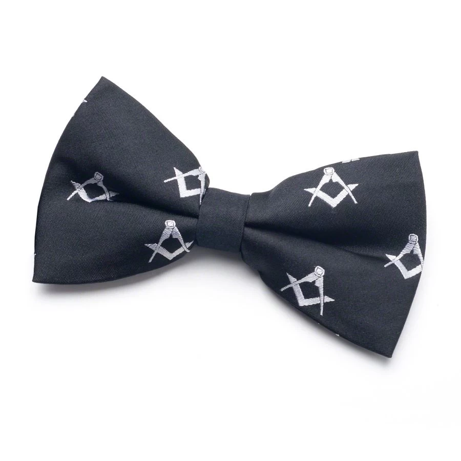 Masonic 100% Silk Sq & Compass Bowtie 3 Masonic 100% Silk Sq & Compass Bowtie